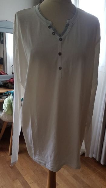 t shirt ml blanc u essentiel xxl