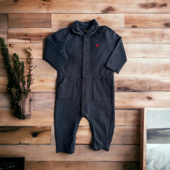Lot 2 combinaisons Petit Bateau 6 mois NSE TBE (31€) - photo numéro 2