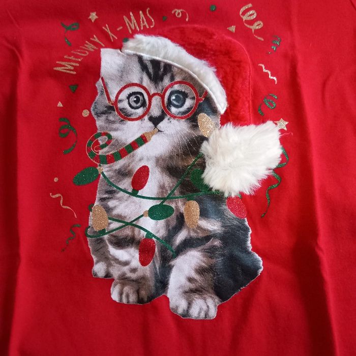 Thee shirt Noël manches longues fille - photo numéro 2