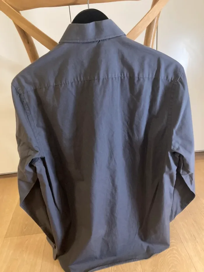 Chemise grise galeries lafayette coupe droite - photo numéro 2