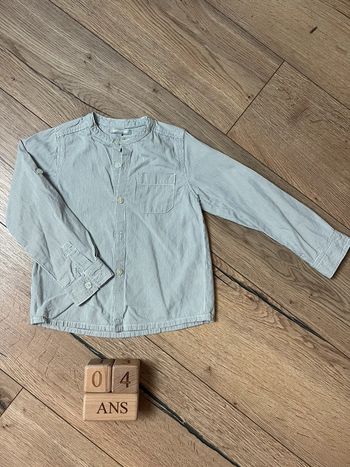 Chemise rayée garçon 4 ans