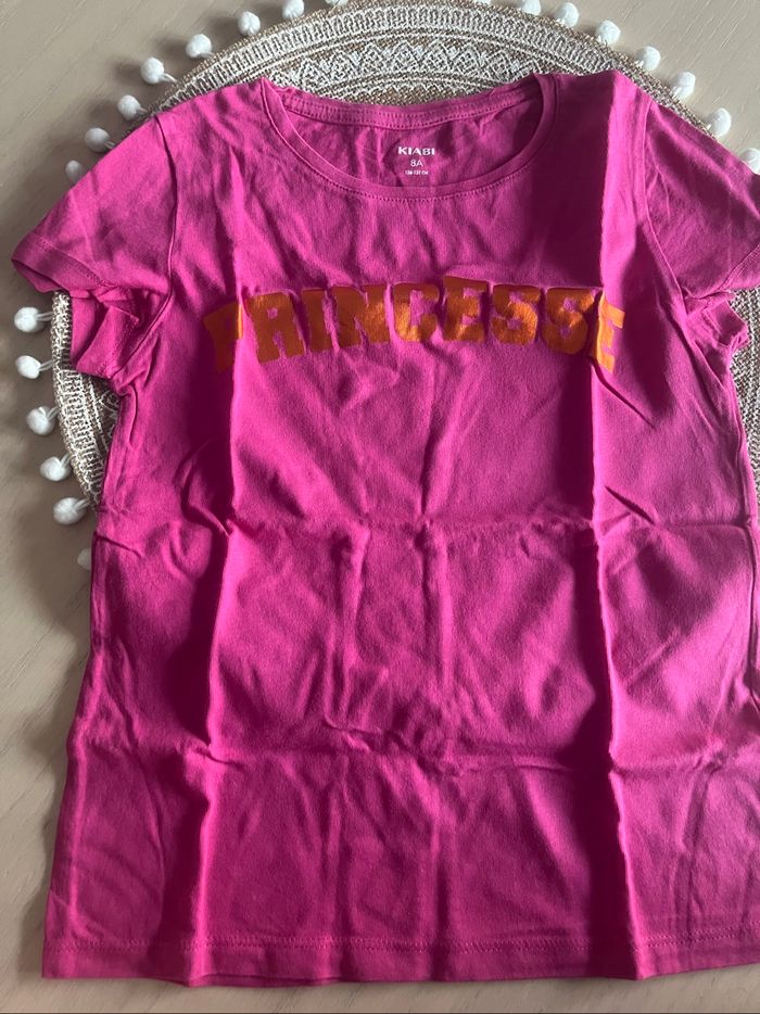 T-shirt rose 8 ans Kiabi - photo numéro 2