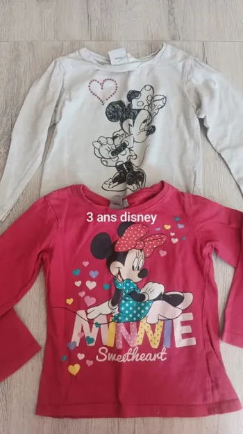 2 tee shirts minnie