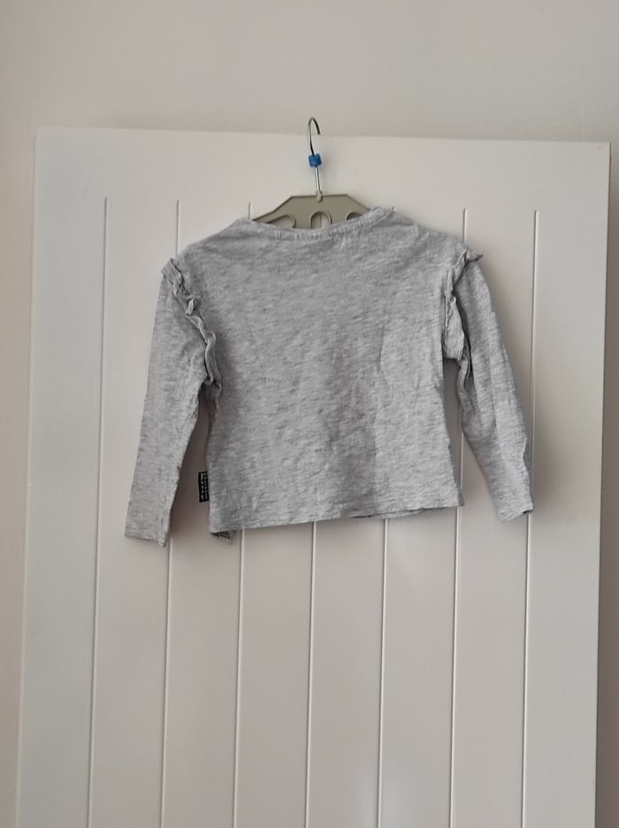 T-shirt manche longue bébé fille 24 mois - photo numéro 3