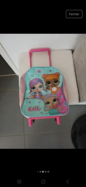 Cartable poupée lol