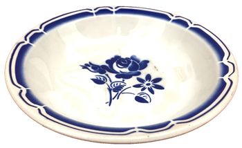 Ancien plat creux Faïence Fenal Badonviller Décor floral