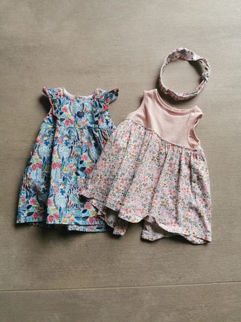 Lot 2 robes sans manches 3mois