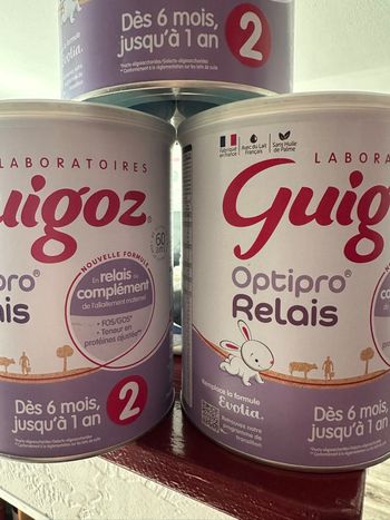 Lait guigoz 2ème âge