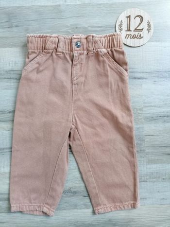 Pantalon jean beige 12 mois