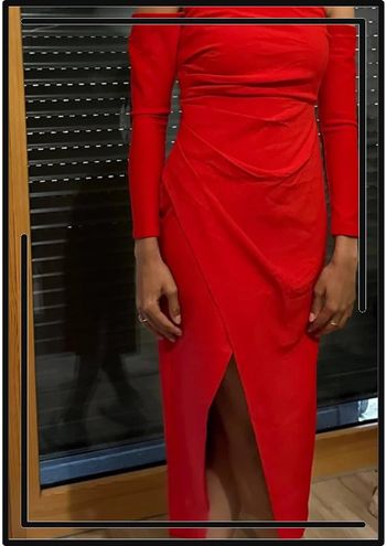 Sublime Robe rouge de soirée Noir Abercrombie & Fitch Taille S