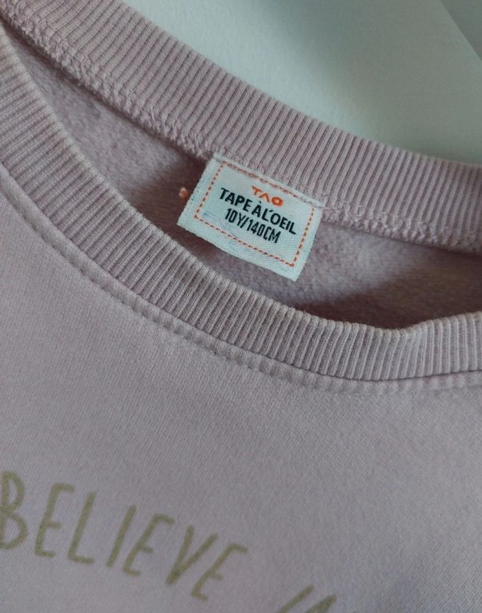 Sweat-shirt licorne et froufrous Tape à l'œil fille 10 ans - photo numéro 3