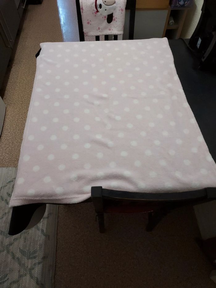 Lot de 3 Couvertures/plaids bébé fille TU - photo numéro 5