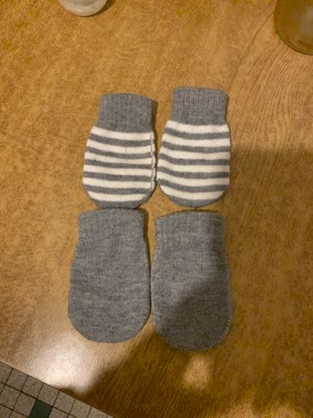 Moufles bébé 6/12mois