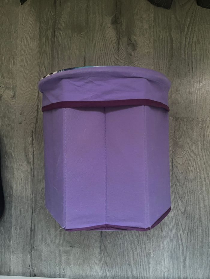 Pouf de rangement reine des neiges - photo numéro 2