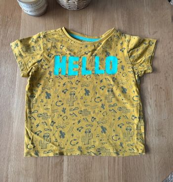 T-shirt jaune Tape à l'œil garçon 3 ans