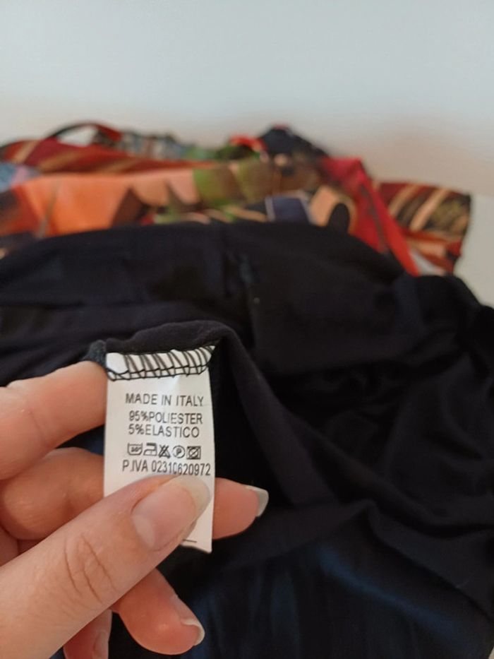 Robe fluide à motifs Number One taille S 36 - photo numéro 8