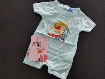 Combishort taille 1 mois