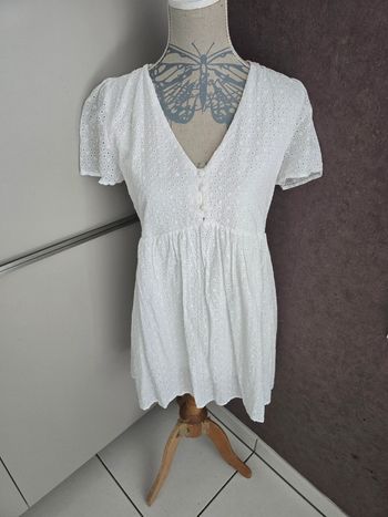 Robe broderie anglaise Majolica taille S excellent état