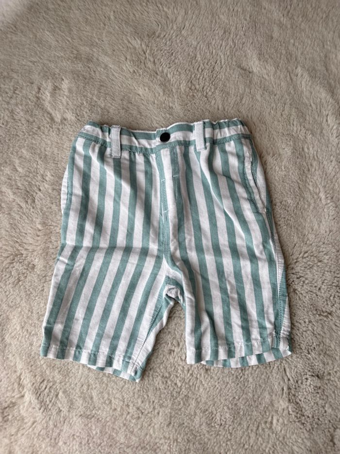 👕lot été - bébé garçon 36 mois - polo + shorts - très bon état - photo numéro 6