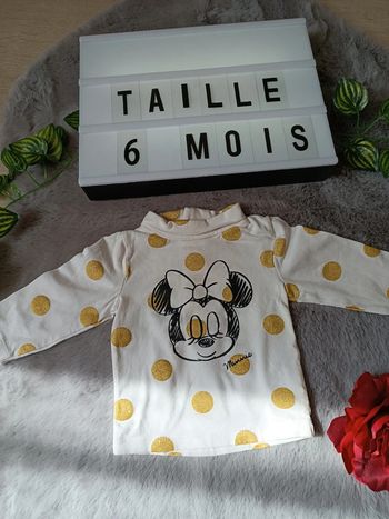 Beau sous pull Minnie 6 mois