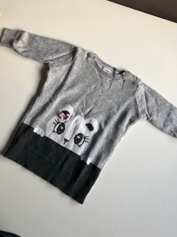 Robe pull hiver bébé fille