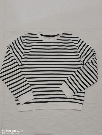 Kiabi pull sweat marinière 12 ans