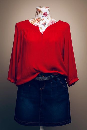 🌹 Blouse rouge fluide grain de malice taille 38 🌹