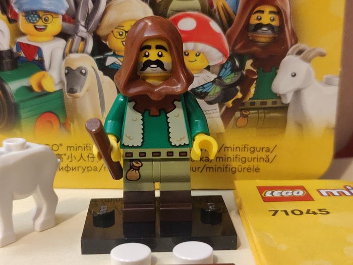 Minifig Lego Berger et sa chèvre - Parfait État - avec boîte - Lego Original - photo numéro 2