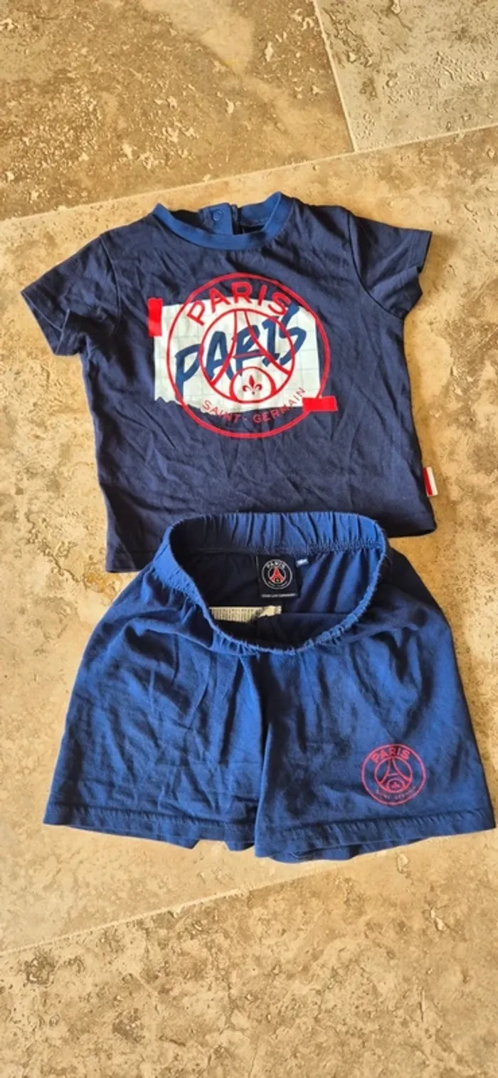 T shirt et short Paris saint Germain
