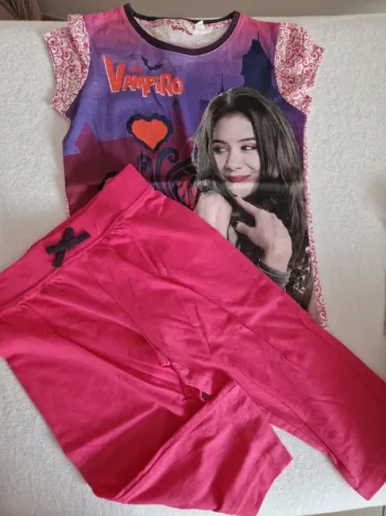 Pyjama court chica vampiro 6 ans neuf
