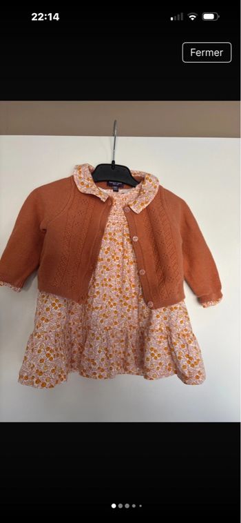 Ensemble robe et gilet 