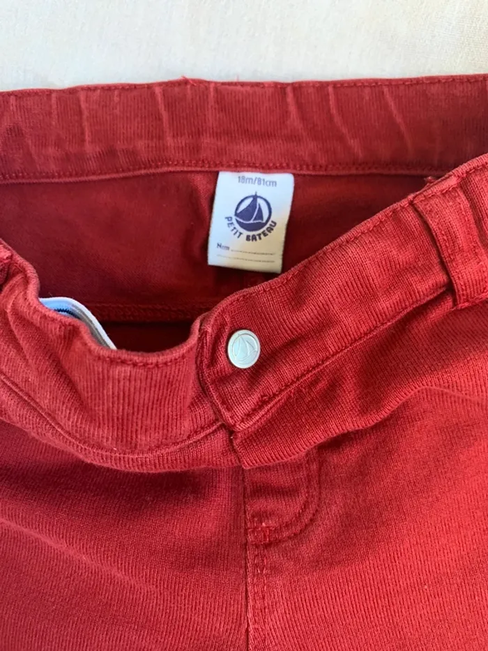 Pantalon Bordeaux petit bateau - photo numéro 2