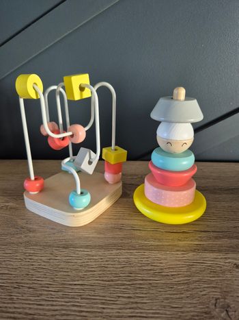 Lot de 2 jouets en bois Vertbaudet