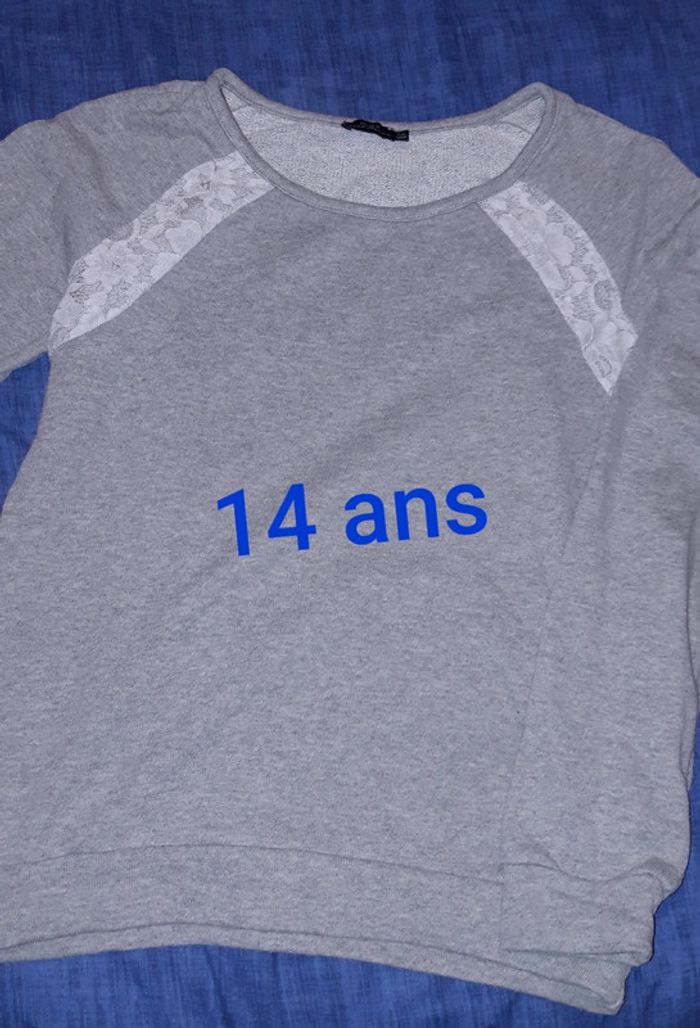 Sweat pull 14 ans fille