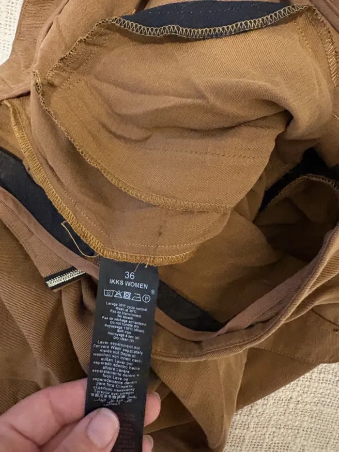 Pantalon marron IKKS – Taille 36 - photo numéro 5