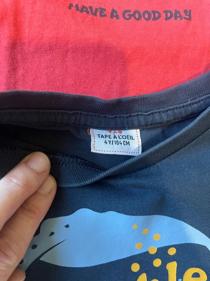 2 t-shirts TAO - photo numéro 2