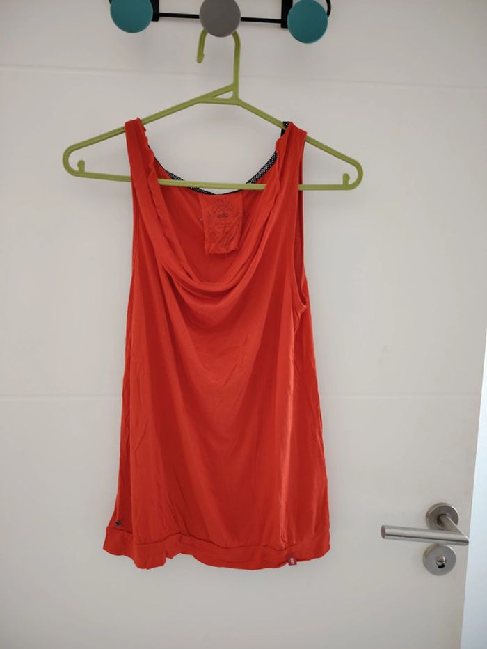 top manche courte rouge Esprit XS - photo numéro 2