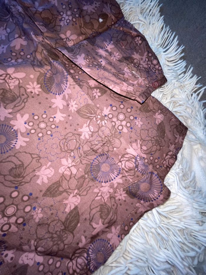 Blouse étanches longues fille fleurie 24 mois Kiabi - photo numéro 3