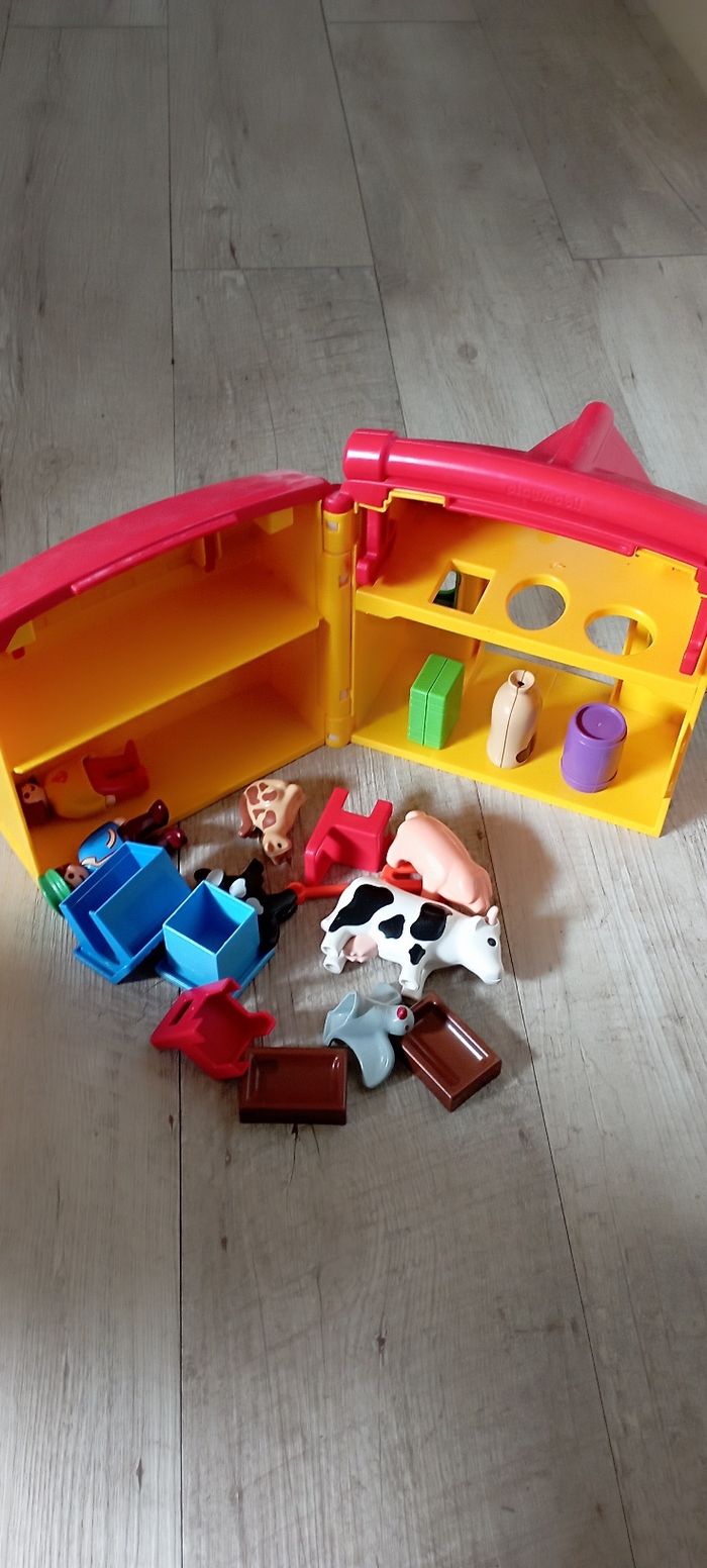 Playmobil 1.2.3 maison transportable - photo numéro 3