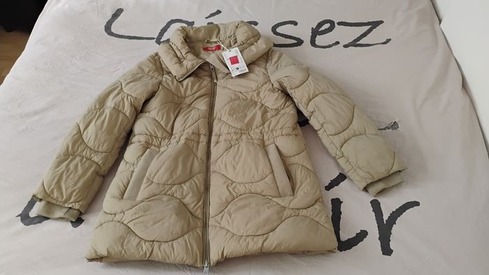Manteau femme hiver beige T S - photo numéro 3