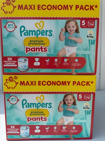 Couche taille 5 premium Pampers 