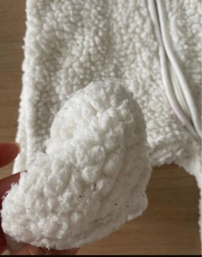 Combi pilote blanche H&M  blanche taille 3 mois - photo numéro 7