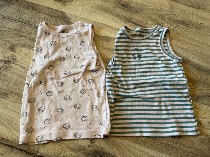 Lot de 2 débardeur été garçon