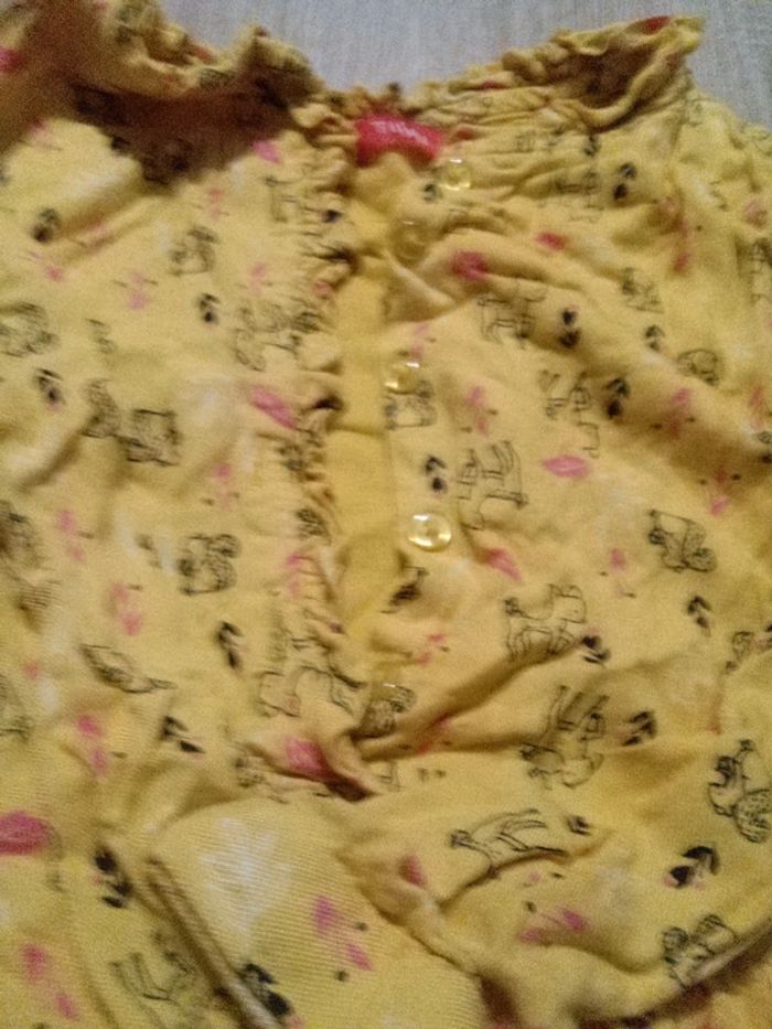 Robe jaune animaux forêt - photo numéro 6