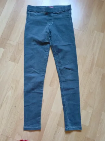 Legging jean gris