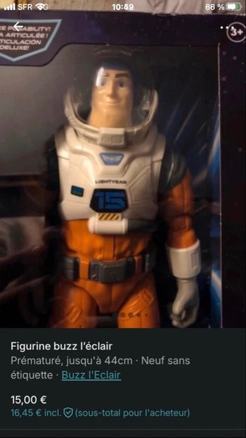 Figurine buzz l’éclair 