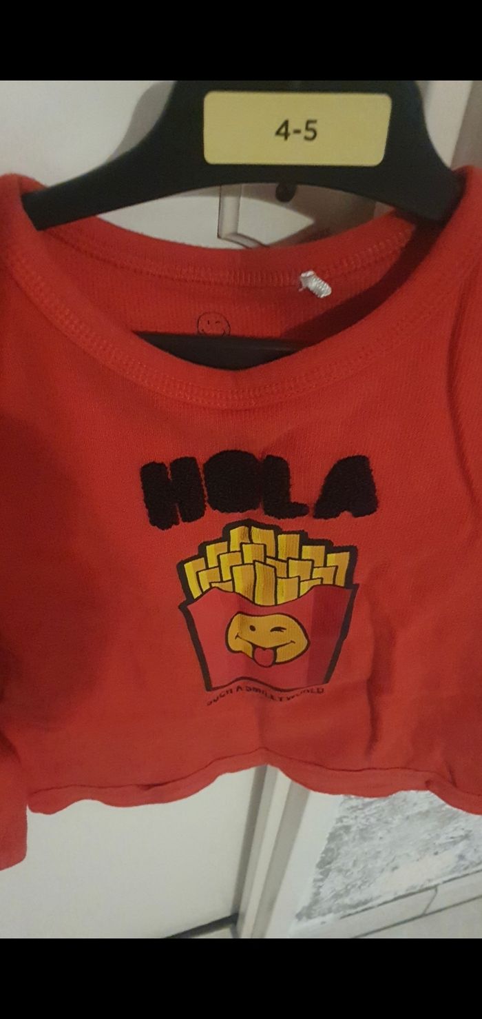 T shirt frites orchestra 6 ans - photo numéro 2