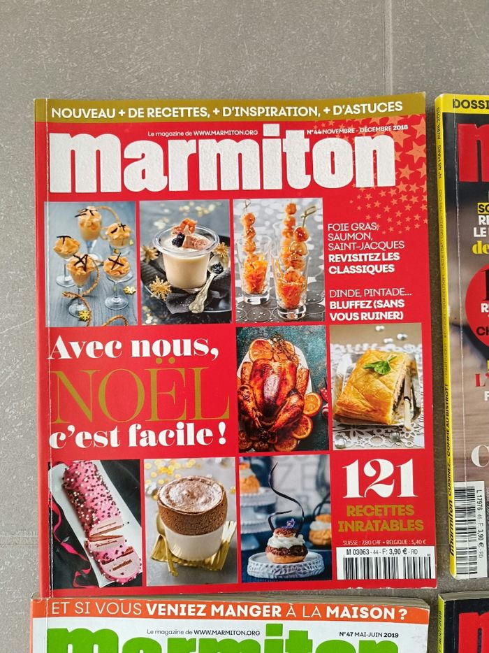 Lot de 6 magazines Marmiton - photo numéro 2