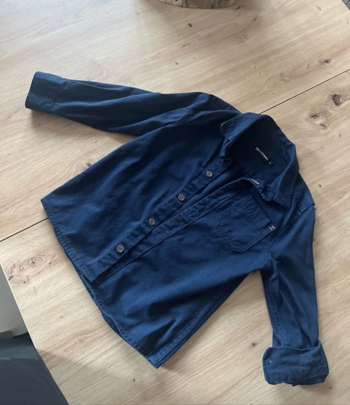 Chemise bleu marine garçon - photo numéro 4