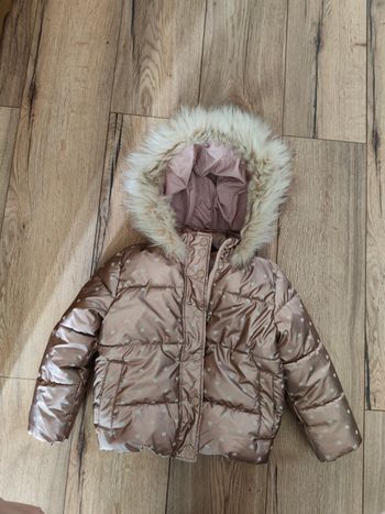Manteau rose Vertbaudet 